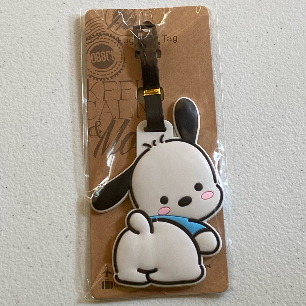 Pochacco Rubber Luggage Tag